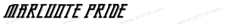 Marcuote Pride字体转换